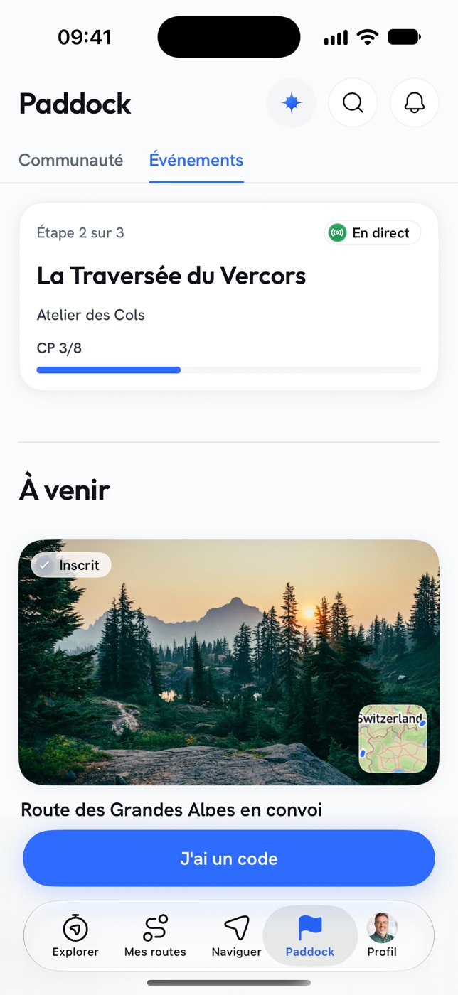 Rejoins un événement.